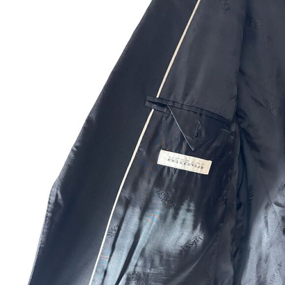 Versace Wool Black Blazer Size 44L - Picture 7 of 11